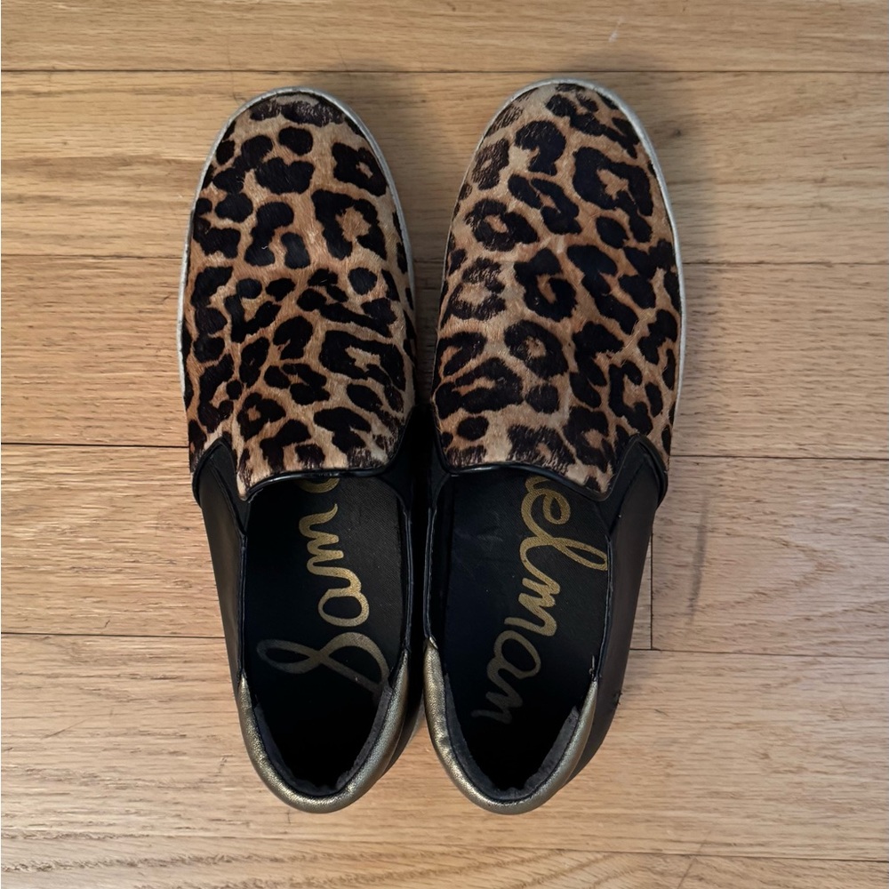 Sam Edelman Animal Print Slip-On Shoes